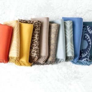 Williams Sonoma Cashmere Throw Navy NWT